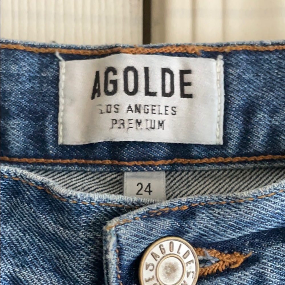 AGOLDE Jeans Riley High Rise Straight